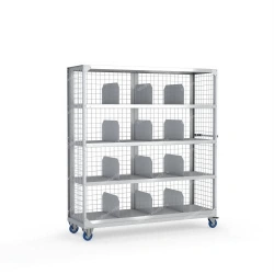 Mobile shelving unit for documentation storage - Series 1676