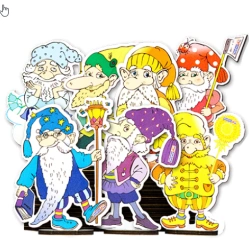 Fairy Tale Character Set "Gnomes" (7 pcs)