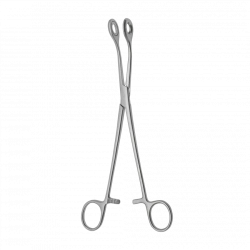 Curved Hemorrhoidal Forceps TSh-04-048-21.5, 215 mm