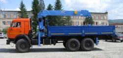 Mobile Truck with Crane Manipulator 6377V0 on Kamaz 43118-A5 Chassis