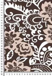 Synthetic Plush Knitted Fabric (V-80%, PE-20%) - Single-Sided Cut, Printed