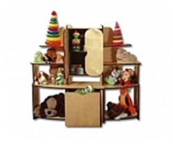 Storage Cabinet for Educational Materials and Toys, Model A1.04