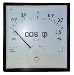 Power Factor Meters for Three-Phase AC Circuits 50Hz" (model: Ц42305)