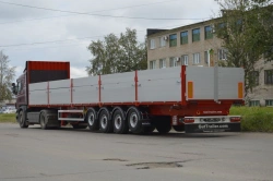 FSA-544V Four-Axle Cargo Semi-Trailer (No Hydraulic Equipment)