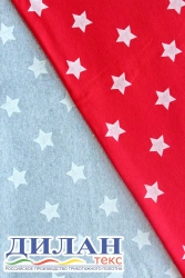 Mixed Knit Fabric for Garment Production (47.5% Cotton, 47.5% Polyester, 5% Polyurethane)