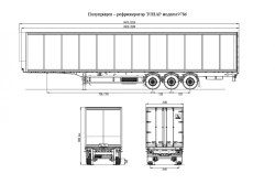 Tonar 9786 Refrigerated Semi-Trailer for Food Transport