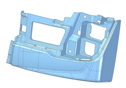 Left Front Bumper Side Panel for LiAZ 6274 - Part No. 6274-2803019-10