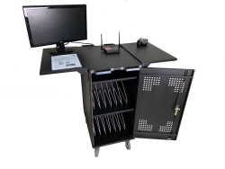 Laptop and Tablet Storage Cart with Charging System SC-N16-L