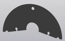 Rotor Frame Cover Element 1 - M03-C8-20-031135