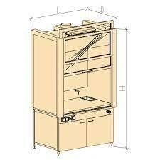Wooden Fume Hood for Safe Research and Work