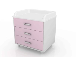 Changing Table with Drawers for Medical Facilities, Model 112-004-1