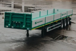 TverstroyMash Semi-Trailer 993931 Modification 0012 - Flat Platform with Sides and Suspension