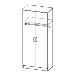 Clothing Wardrobe Model SH 03