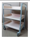 Library Cart with Rounded Handle TБ3