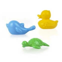 3-Piece Bath Toy Set (Dolphin, Turtle, Duck)