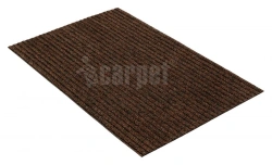 Absorbent Door Mat iCarpet Ribbed 60x90 Brown