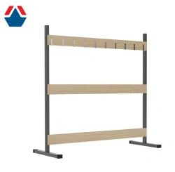 Ski Storage Rack for 10 Pairs - 1.5x0.4x1.5m