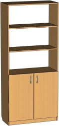Open Educational Material Cabinet 800x350x1810