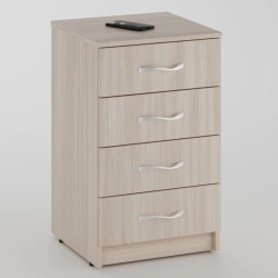 Stationary Cabinet with 4 Drawers