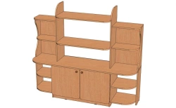 Nature Corner Shelving Unit - Model UP