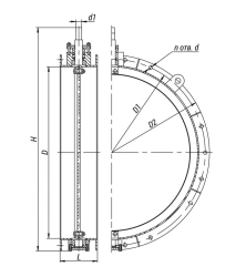 Rotary Disc Damper 12s-8-11 for Airflow Regulation