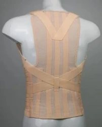Semi-Rigid Support Corset for Spinal Stabilization