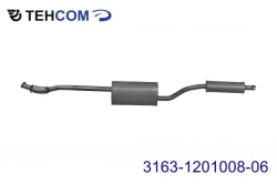 Exhaust Silencer with Resonator for 2013 Model 3163-1201008-06