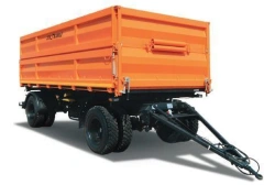 Dump Trailer 8551M4 with PLANT Axles 1202-2410002, KAMA Tires