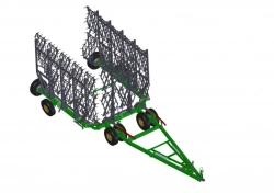 Hydraulically-Controlled Tooth Harrow KAMA LEOPARD 12