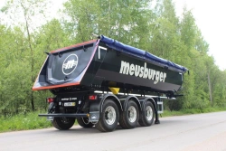 MSK-345 Three-Axle Dump Semi-Trailer for Bulk Cargo Transportation