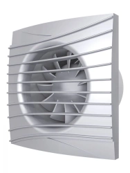 Silent 4C Gray Metal Exhaust Fan with Backdraft Damper
