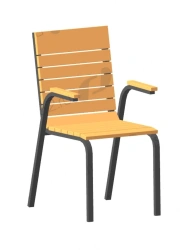 Modern Loft Style Work Chair with Armrests RS 01.00.63