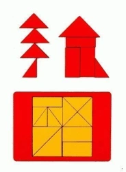 Geometric Puzzle "Pilot" - A6 Tablet with 13 Shapes