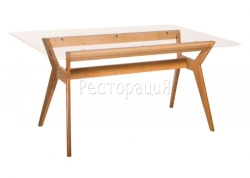 Wooden Table Base - Beech and Oak, 120x80x72 cm