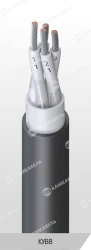 Control and Monitoring Cable KUVV with Multi-Stranded Tinned Conductors