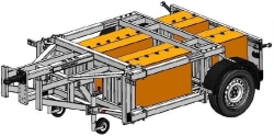 Mobile Front Towable Barrier OMF-P, Modification OMF-P90, Category O1