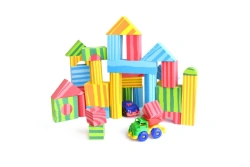 Architect Play Set with 27 Pieces and 2 Cars - KNOPA 1/4
