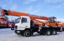 Truck Crane KС-55713-6К-4 with 25 Ton Capacity