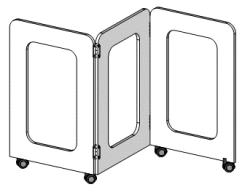 Mobile Screen "Hospital" for Preschool Furniture