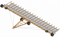 Wide-Span Tooth Harrow BZSH-21x2 for Soil Preparation