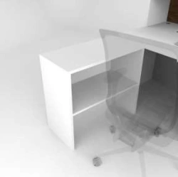 Functional Side Table with MDF Frame