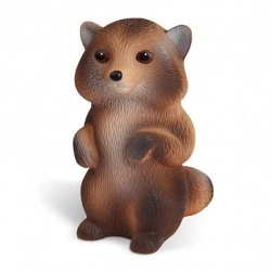 Cute Raccoon Plush Toy - 16cm Realistic Design
