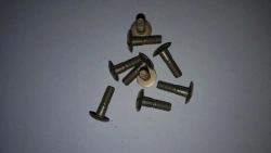 Titanium Alloy Bolts with Flat-Rounded Head and Technological Tail for Tension Connections OST 1 31066-86