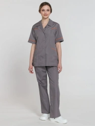 Women's Magnolia Suit, Dark Gray/Orange, Art. 87490977