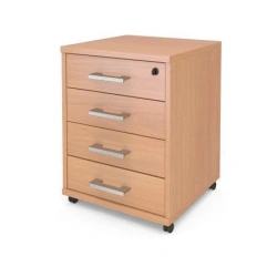 Mobile Cabinet with Drawers, Model TP-1 by Edelwood