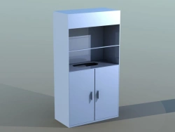 Custom Metal Exhaust Cabinet for Industrial Use