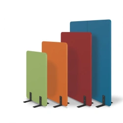 Mobile Partition Box "FIX" with Wooden Frame and Soft Upholstery