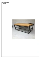 Fort Shoe Rack 800/800 - Durable Metal Frame