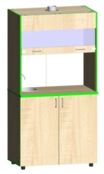 Laboratory Fume Hood Demonstration Cabinet