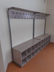 Floor Hangers with Metal Frame and Shoe Compartments Model VN-Y12